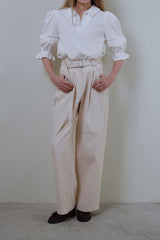 Rose frill blouse