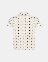 Baby Collar Dot Blouse