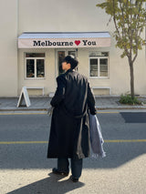 Solari Double-Breasted Long Coat (2 Colors)