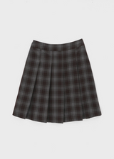 [MADE] Tnew Check Pleated Midi Skirt