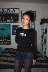 シャーデー長袖Tシャツ ブラック