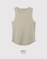 SWベーシックリブクロップスリーブレス (5color)