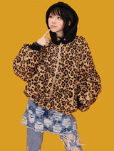 pop leopard hood Jumper (누빔/2color)