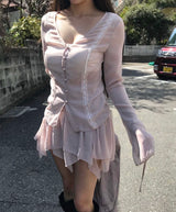 [♡MADE♡ / new] lavendia blur lace BL