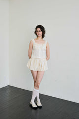 CUDDLY BALLOON SKIRT PANTS / BEIGE