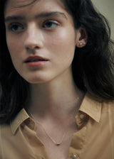 [925 silver] Un.silver.166 / corto heart necklace