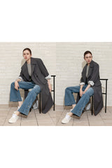 MAXIMAL DOUBLE COAT_GRAY