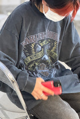 アメリカンイーグルウォッシュドロングスリーブTシャツ