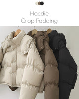 Hoodie Crop Padded