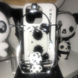 ホワイト ラッキー ケース ＆ パンダ グリップトック セット