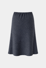 Maren Check Flare Skirt