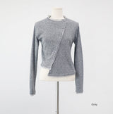 Use Unbalanced Layered Cardigan