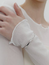 26SS★ [Premium Plating] Precise AB Single Cuff Bangle