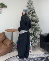 アレンツーポケット裏起毛バンディングパンツ