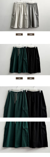 Showy Banded Cargo Shorts
