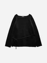 [Guest Look] ラテボートネックルーズロングニット (4c)