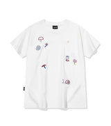 26SS★ Mushroom Stitch Crop Short Sleeve Tee
