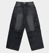St. Parachute Cargo Wide Denim Pants