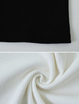 Cozy Lace Rib sleeveless (3color)