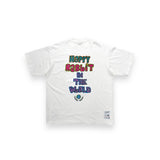 "SECOND RABBIT" PRINTED S/S WASHED T-SHIRT