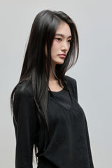 Tencel Long Sleeve Tee_Black