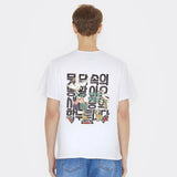 コリアクレーンショートスリーブTシャツ (White)