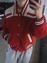 Winter Coloring Stadium Jacket (2color)