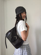 トニービッグバックル ショルダーバッグ (4color)