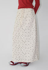 STAR BACK SLIT SKIRT