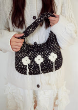 Clover Knit Bag - Black