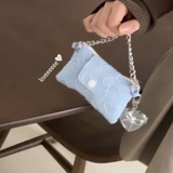 ハートチェーンウォレットバッグ_ワイド (3color)