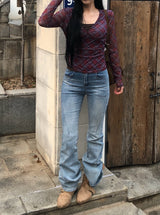 Vintage Two Line Bootcut Denim
