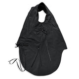 ROUND POCKET VEST . BLACK