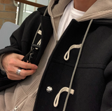  Liu Wool Overfit Duffel Coat