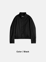 Dart shoulder blouson