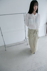 cotton suspender wrap skirt(3colors)