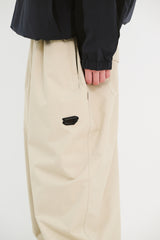 ロゴスーパーワイドベンチレーションパンツ ベージュ