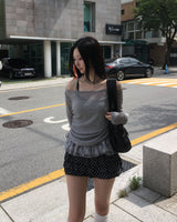 リボンドットカンカンショーツ