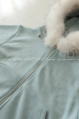 Cubic Purifying Hooded Zip-Up Jacket