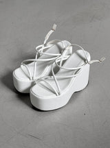 1206 Strap Platform Sole Sandals (10cm)