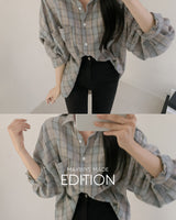 【MADE】チェックロングシャツ