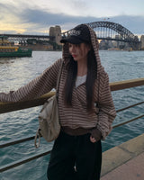 [ORIGINAL] Shara Double Pocket Leather Tote Bag
