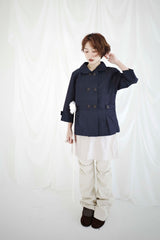Rounded Collar Double Jacket