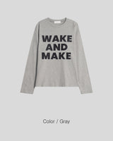 Text Regular Fit Long Sleeve