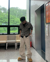 Deep Dyeing Incision Pants