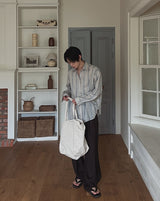 Royden Drape Two-Tuck Wide Slacks