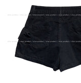 vintage multi-pocket short pants