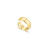 gold daily 14k gold plating + 925 silver ear cuff E067-01G