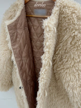 Toggle tteokbokki half-fur coat
