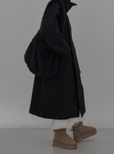 Cozy Lace Knit Long Skirt